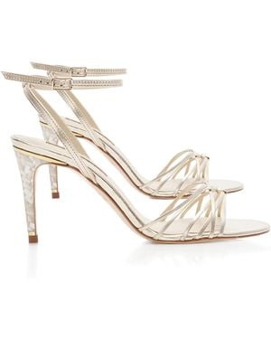 freya rose Bella Stiletto-Heel Sandals - Natural