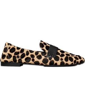 Tory Burch Logo-Detail Flat Loafers - Black