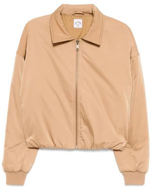The Upside Carlotta Bomber Jacket - Natural