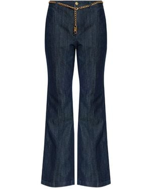 MICHAEL Michael Kors Chain-embellished flared jeans - Blau