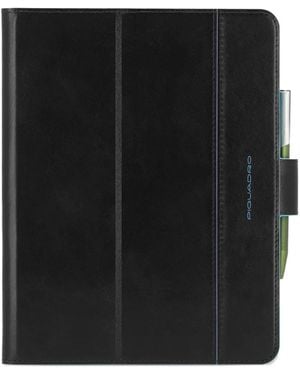 Piquadro Logo-Detail Ipad Air 11" Case - Black