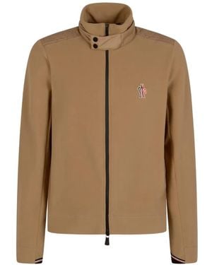 Moncler ロゴ ジャケット - ブラウン