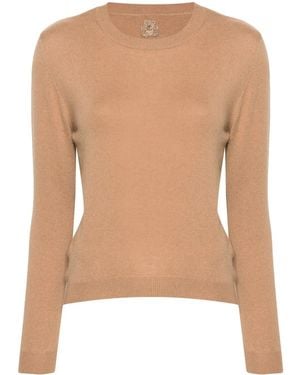 Teddy Cashmere Roma Cashmere Jumper - Natural