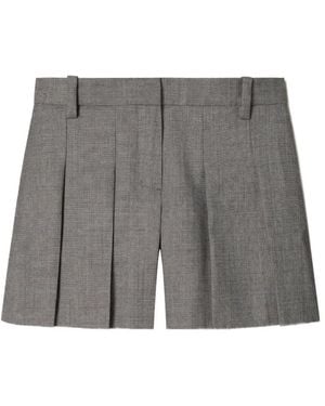 Tory Burch Wool Shorts - Grey