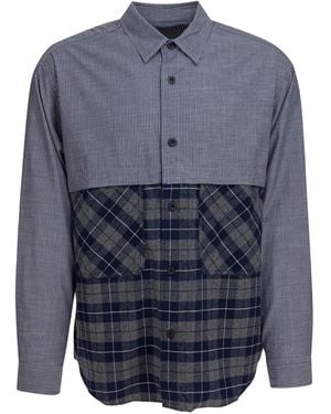 Comme des Garçons Chest-Pocket Shirt - Blue