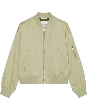 Marc O' Polo Baseball-Collar Bomber Jacket - Green