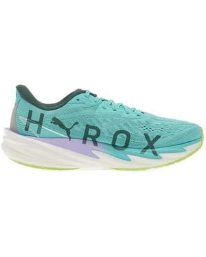 PUMA X Hyrox Velocity Nitro 5 Mesh-Panels Low-Top Sneakers - Green