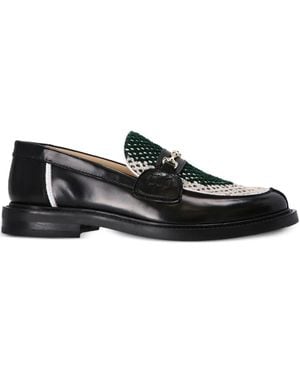 Filling Pieces Loafer in Lochstrick - Schwarz