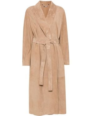 Fendi スエード コート - ナチュラル