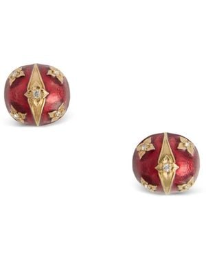 La DoubleJ Pendientes Lady Scarab - Blanco