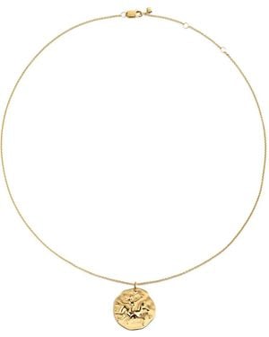 Monica Vinader Gp Zodiac Sagittarius Necklace - White