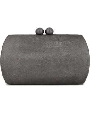 Gemy Maalouf Chain-Strap Clutch Bag - Grey