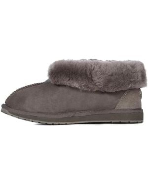 EMU Suede Lined Slippers - Grey
