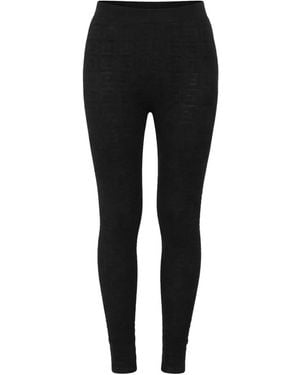 Givenchy Logo-Pattern Leggings - Black