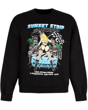 Local Authority Graphic-print crew-neck sweatshirt - Schwarz