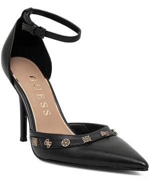Guess Sandales Nanae À Ornements - Black