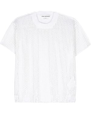 Junya Watanabe オープンニット トップ - ホワイト