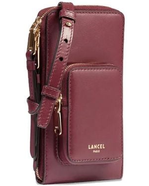 Lancel Origami Zip-Fastening Pocket Mini Bag - Red