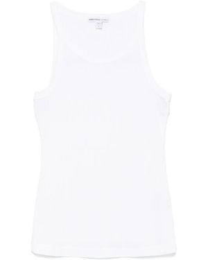 James Perse Ribbed Tank Top - White