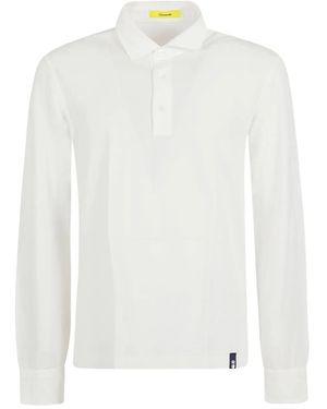 Drumohr Logo-Detail Polo Shirt - White