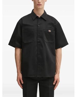 Wacko Maria Chemise Dickies À Patch Logo - Black