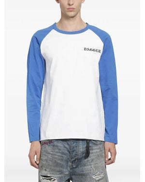 DAGGER Atb T-Shirt Met Logo-Print En Raglanmouwen - Blauw