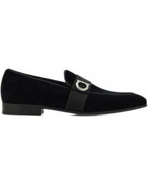 Ferragamo Gancini Loafers - Black