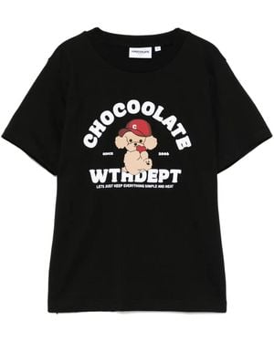 Chocoolate Printed T-Shirt - Black