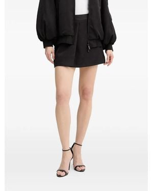 ARMANI EXCHANGE Patterned Mini Skirt - Black