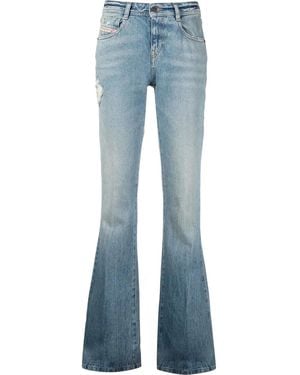 DIESEL D-Ebbey Flared Jeans - Blue