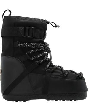 Moncler X Moon Boot Icon Low Snow Boots - Black
