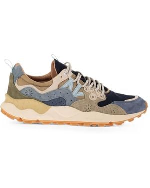 Flower Mountain Yamano 3 Paneled Sneakers - White