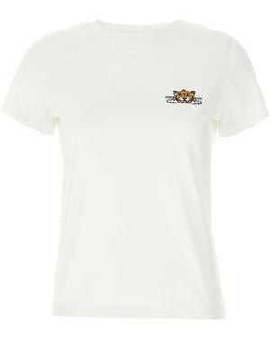 KENZO Happy Tiger Cotton T-Shirt - White