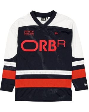 KTZ Oracle Bull Racing Colour-Block Hockey T-Shirt - White