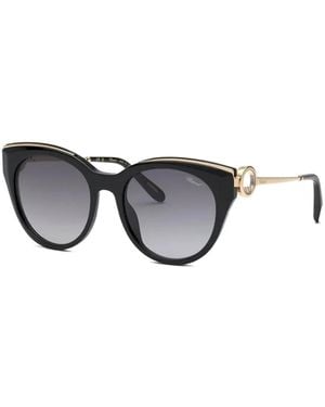 Chopard Cat-Eye-Sonnenbrille Mit Tempeldetail - Schwarz