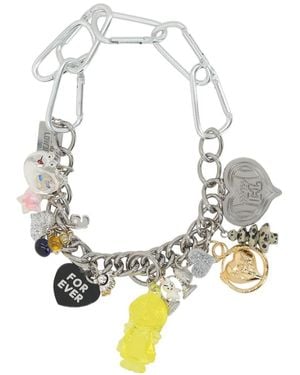 Chopova Lowena For Ever Carabiner Necklace - Metallic