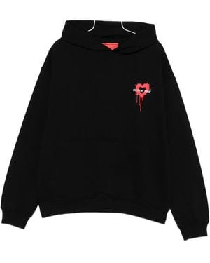 Vision Of Super Felpa Con Stampa Puff E Cappuccio - Nero