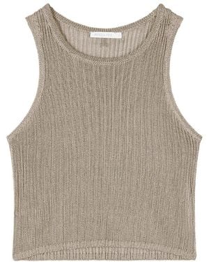 Patrizia Pepe Sleeveless Knitted Top - Green