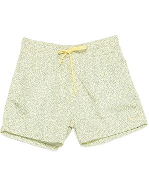 Emporio Armani Floral Swim Shorts - White