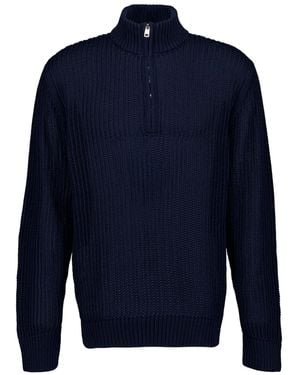 Frescobol Carioca Half-zip Knit Sweater - ブルー