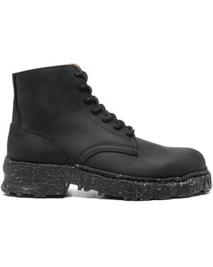 Maison Mihara Yasuhiro Joseph Lace-Up Boots - Black