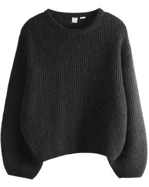 TOTEME Ribbed Jumper - Black