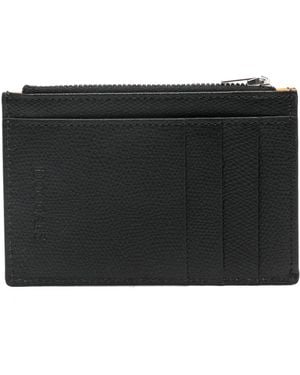 Doucal's Leather Card Holder - Black