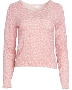 LoveShackFancy Jersey Margarita con animal print - Rosa