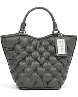 Maison Margiela Mini Glam Tote Bag - Grau