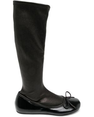 Abra Ballerina Boot - Black