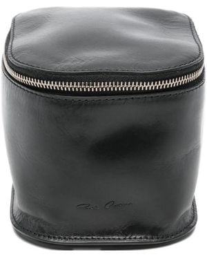 Rick Owens Portefeuille En Cuir À Fermeture Zippée - Gris