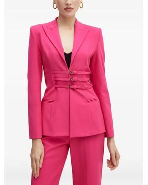 Versace Jeans Couture Sakko Mit Schnallendetail - Pink
