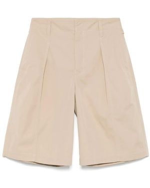 Lemaire Cotton Bermuda Trousers - Natural