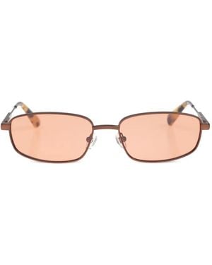 Jacquemus Rectangle-Frame Sunglasses - Pink